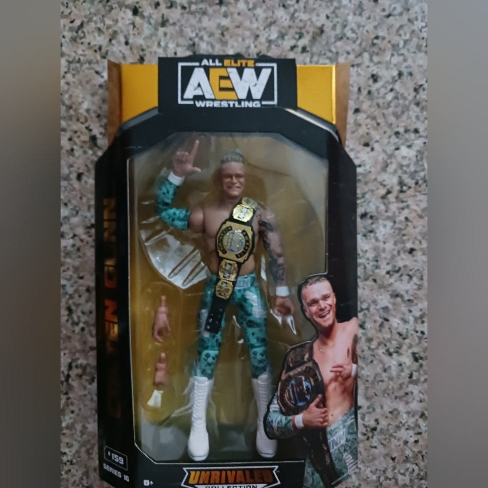 AEW Cody Gunn Action Figure with Championship Belt